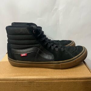 Vans Sk8-Hi Pro Ultracush Black High Top Sneakers Men’s Size 13